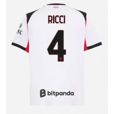 AC Milan Samuele Ricci #4 Bortedrakt 2025-26 Kortermet